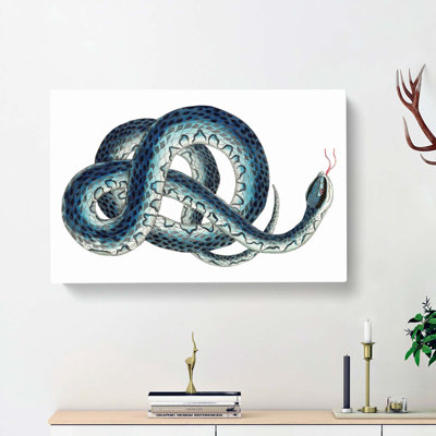 Blue Snake by George Shaw - Wrapped Canvas Painting