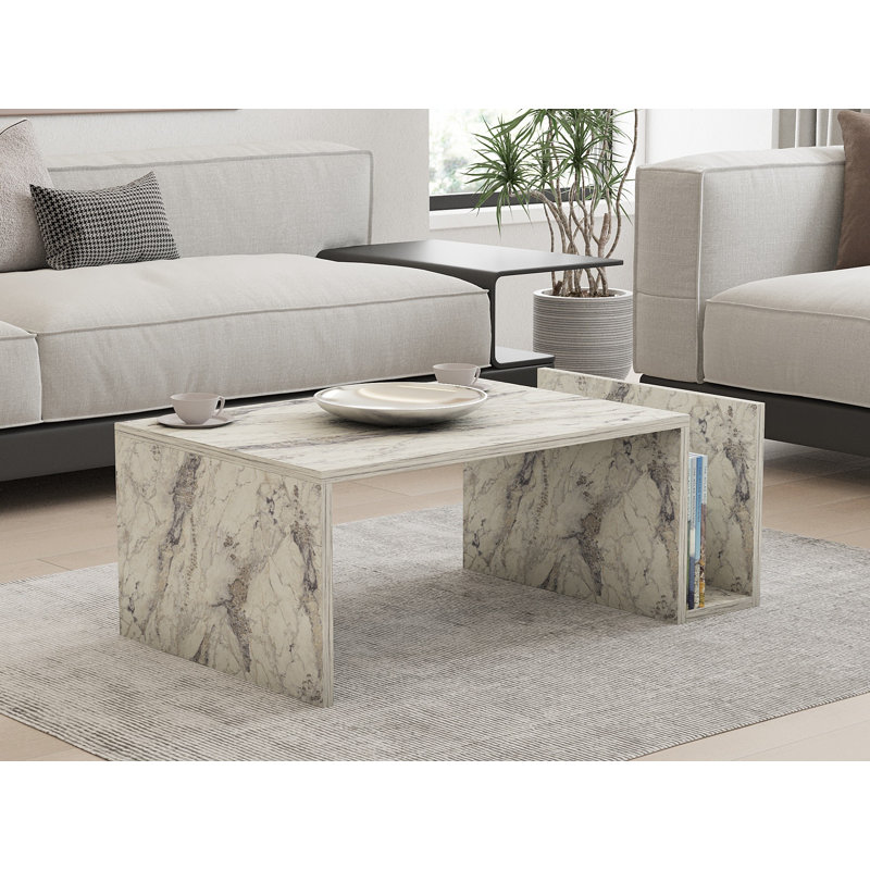 Glorias Coffee Table, Freesia Marble