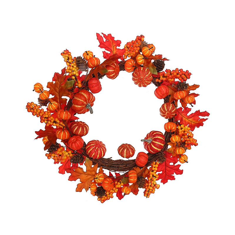 Faux Pinecone Polyester 20'' Wreath
