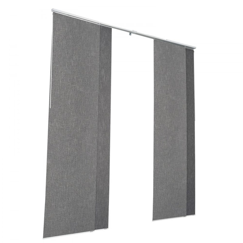 Blackout Vertical Blind, Dark Grey