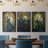 Peacock  Series  L  -Premium Gallery Wrapped Canvas Set -Ready to Hang-102398732