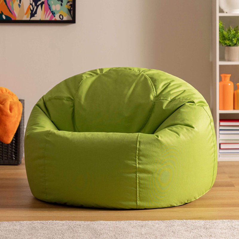 Bean Bag Bazaar Kingston Water-Resistant Classic Bean Bag, Green
