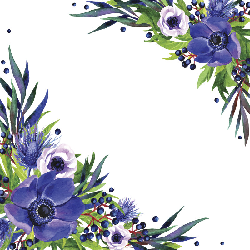 Card With Colorful Watercolor by Anna_Zubkova - No Frame Print on Canvas, 30cm H x 30cm W