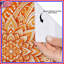 Rideaux de douche orange à motif cachemire extra long-1388088631