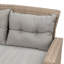 Canapé modulaire en osier avec repose-pieds et coussins 4 pièces U-Style-1743699488