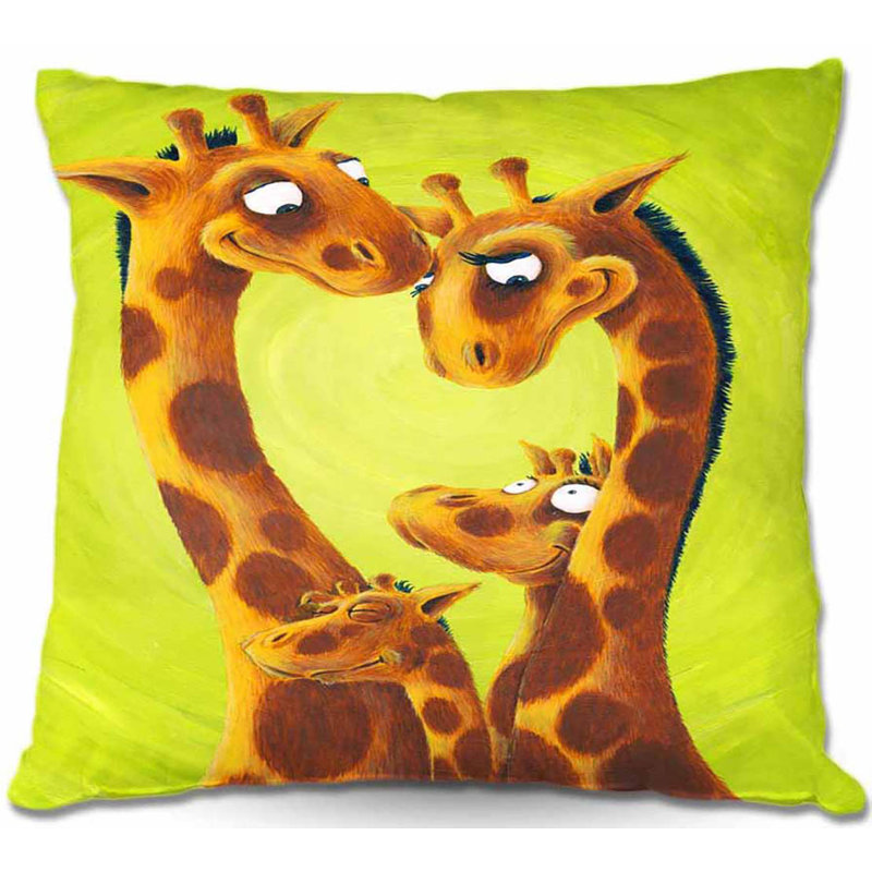 Tour de canapé de tendresse i square coussin décoratif, 16 po x 1 po