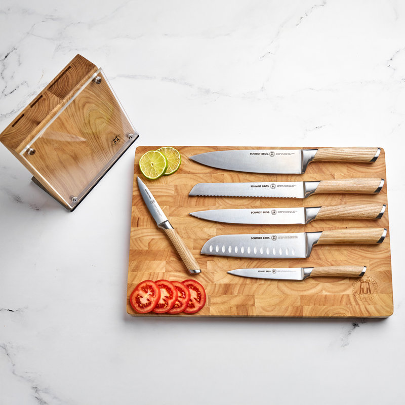Schmidt Brothers Cutlery Summit 7-Piece Knife Block Set