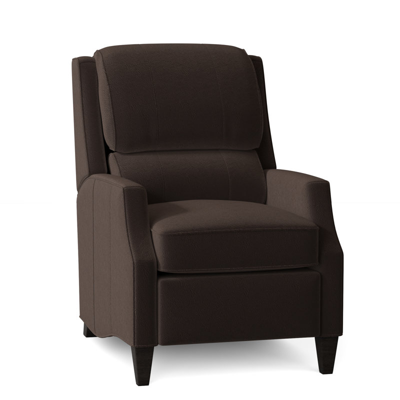 Mauney Recliner, Cobblestone, Manual, Empyrean Tweed Genuine Leather