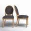 Chaise d'appoint rembourrée en lin Hildemar-1248836147-1335091148