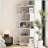 5-Tier Corner Bookshelf,L-Shaped Bookcase Freestanding Storage Shelf & Display Stand-880851808