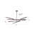 10-Light shiny nickel Rod Match Stick Chandelier-29552791