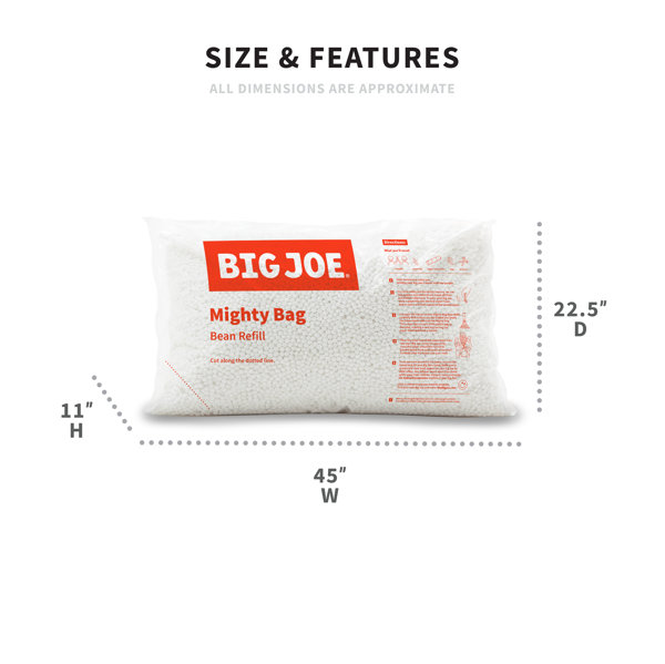 Comfort Research Big Joe Bean Bag Replacement Filler & Reviews