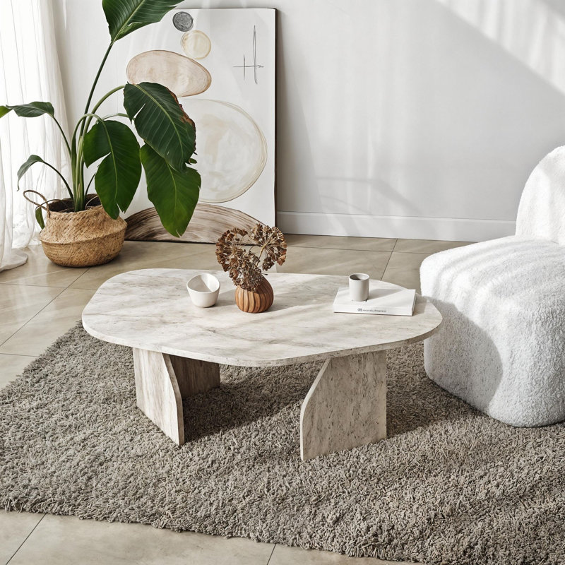 Tatjana Coffee Table, Travertine
