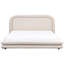 Bed Faux Linen LAVARDENS 200 cm-332503044-332503040