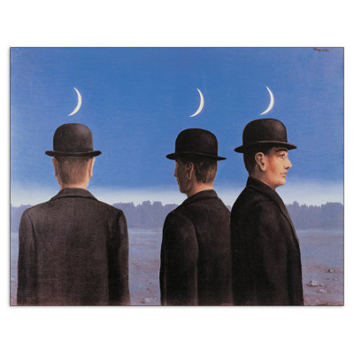René Magritte - No Frame Print on Wood