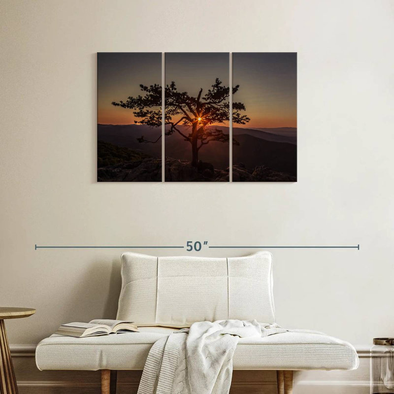 Harnek Blue Ridge Sunset, 24" H x 38" W