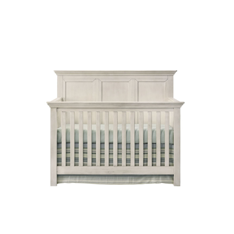 Lit de bébé Arshad, Blanc rustique