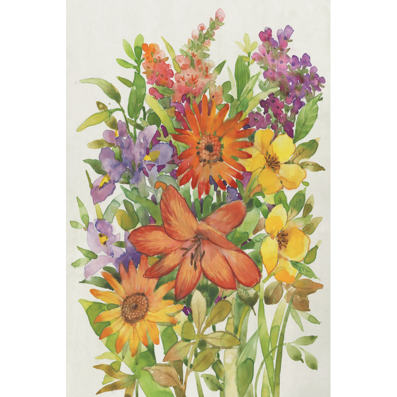 Floral Mix I by Tim O'Toole - Canvas Painting Print, Wrapped Canvas, 30cm H x 20cm W