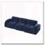 Canapé 110 po sans tissu capitonné et doux en velours, canapé modulaire-1058649800