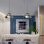 Hillmont 1 - Light Brushed Silver Pendant