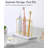 Toothbrush Holder, Resin Electric Toothbrush Holder With 3 Slots 2 Layers, Non-Slip Bathroom Accessories Organizer Toothbrush Toothpaste Razor Cleanser