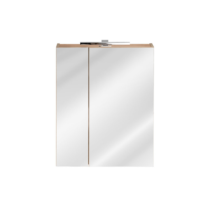 Fagan Flat Wall Mirror with Shelves