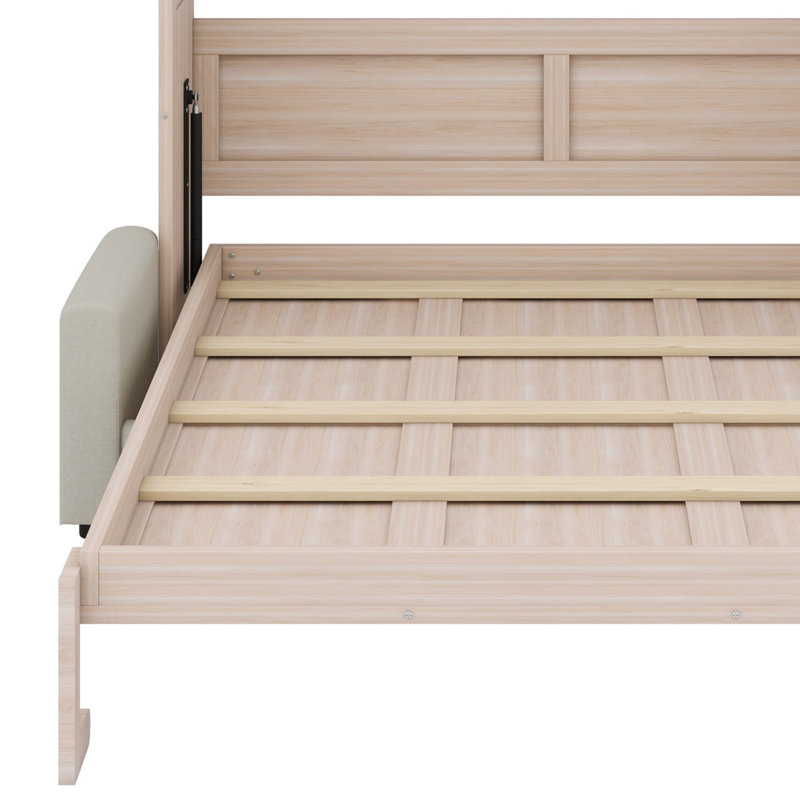 Murphy Bed With Sofa And LED