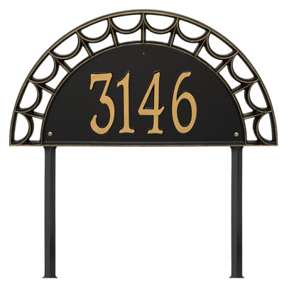 Signature Series 1-Line Lawn Address Sign