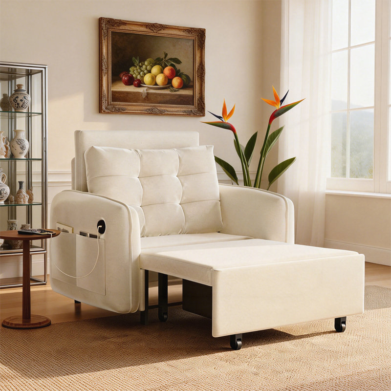 Chaise pour salon et appartement, Beige
