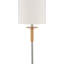 Bobbylee 161cm Brushed Traditional Floor Lamp