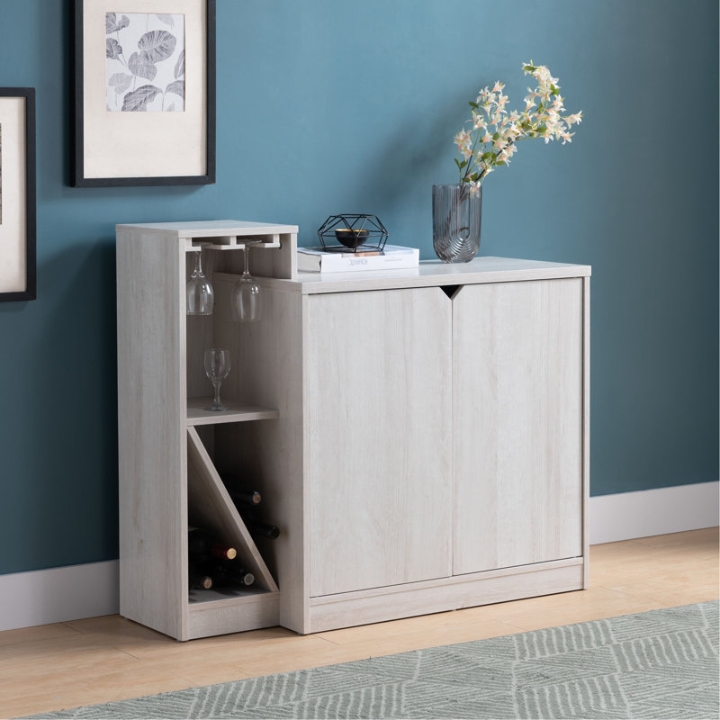 Bar, armoire de rangement pour bouteilles de vin, pouvant contenir 4 bouteilles de vin