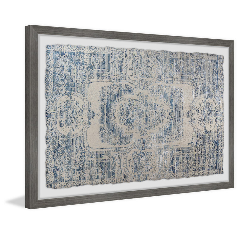Bleu flou - photographie avec cadre photo, H 16 po x l 24 po x P 1,5 po