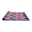 Tapis à motif géométrique violet Kian-1461491457
