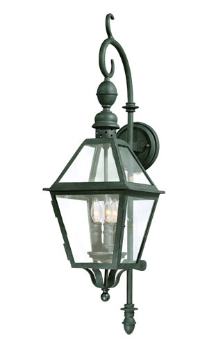 Townsend 3 - Light Outdoor Wall Lantern, 33" H x 9.25" W