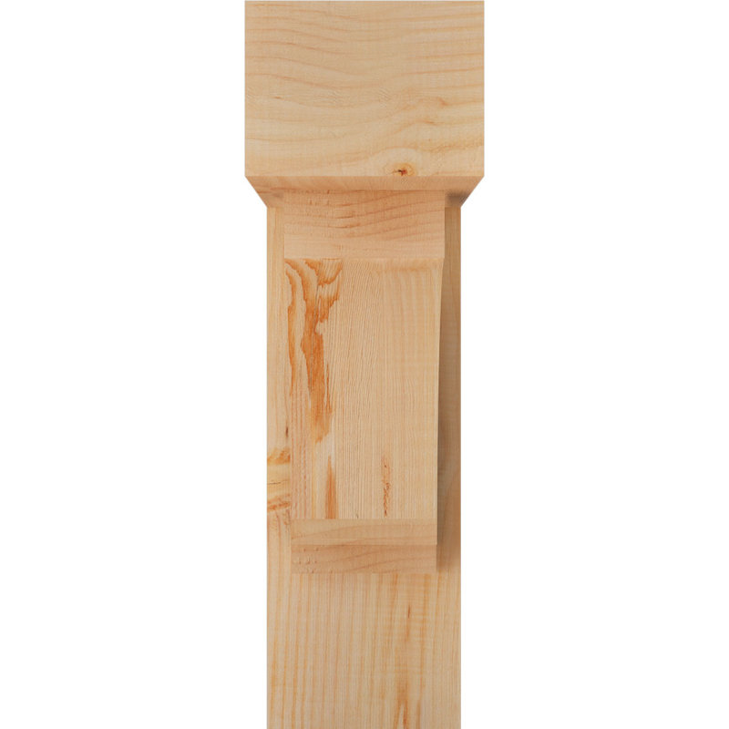 Support de bloc impérial avec entretoise décalée, 26 x 22, Sapin Douglas de l 7 1/2 (lisse)