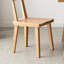 Chaise en bois massif Minimalist