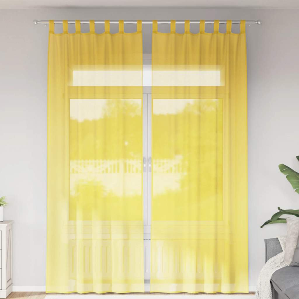 Semi Sheer Curtain Pair
