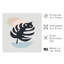 «Botanical The Monstera Leaf Bohemian», reproduction d'art non encadrée