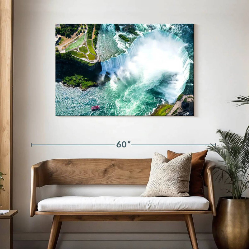 Alvord Niagara Falls From Above, 30" H x 45" W