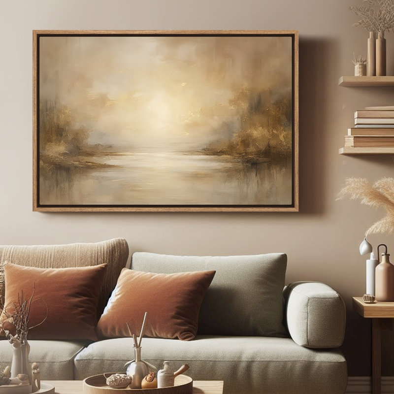 Art mural encadré, rétro, antique, classique pour chambre à coucher , H 24 po x l 16 po, Naturel