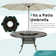 9-Piece Dining Set includes 1 round table with detachable lazy susan, 8 cushioned chairs