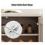 Banc de rangement moderne pour chaussures en alliage d'aluminium de style crémeux-1456576986