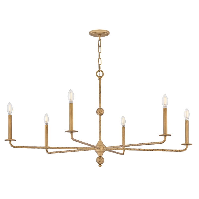 Hinkley Ansel Large Chandelier, 6 Lights