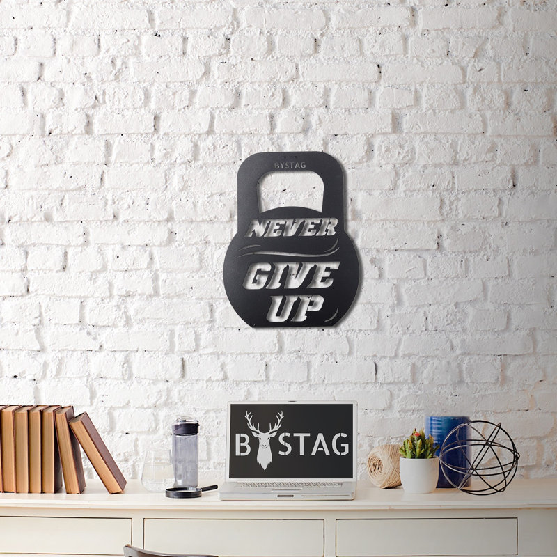 Accessoire mural décoratif en métal, noir, 19,7 po x 15,4 po | Fabrication 100% métal, épaisseur: 0,08 pouce | Conception murale facile à installer, parfaite pour la décoration intérieure et l'esthétique moderne, durable et élégante