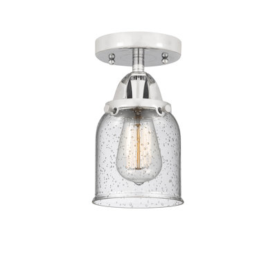 Glass Semi Flush Mount