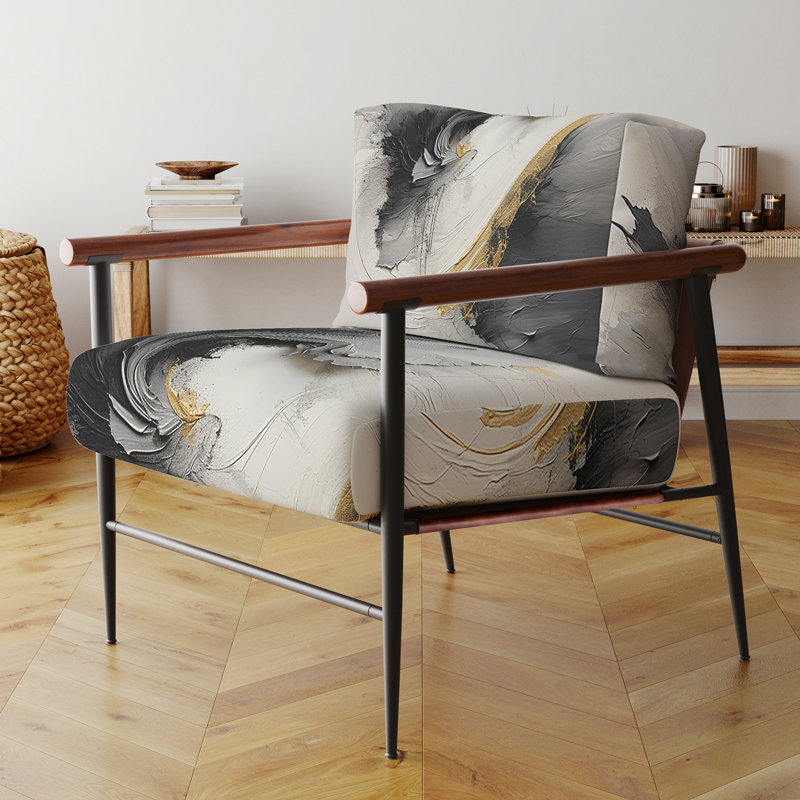 Fauteuil d'appoint rembourré Infinite Motion III, Noir