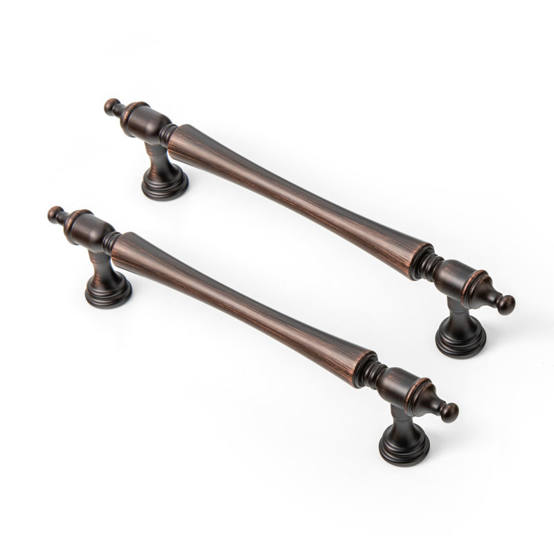 Ensemble de poignées de bar élégantes, 5", Bronze frotté à l'huile