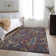 Premium Machine Washable Cerrito AMF533 Purple Rug