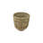Set Of 3 Grey Round Rattan Baskets