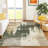 Machine Washable Indoor/Outdoor Chantille ACN2347 Abstract Rug-367499891